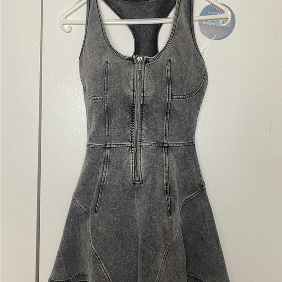 Wiskii Dresses & Skirts - Wiskii Beyond Denim Charcoal Dress TAYLOR SWIFT